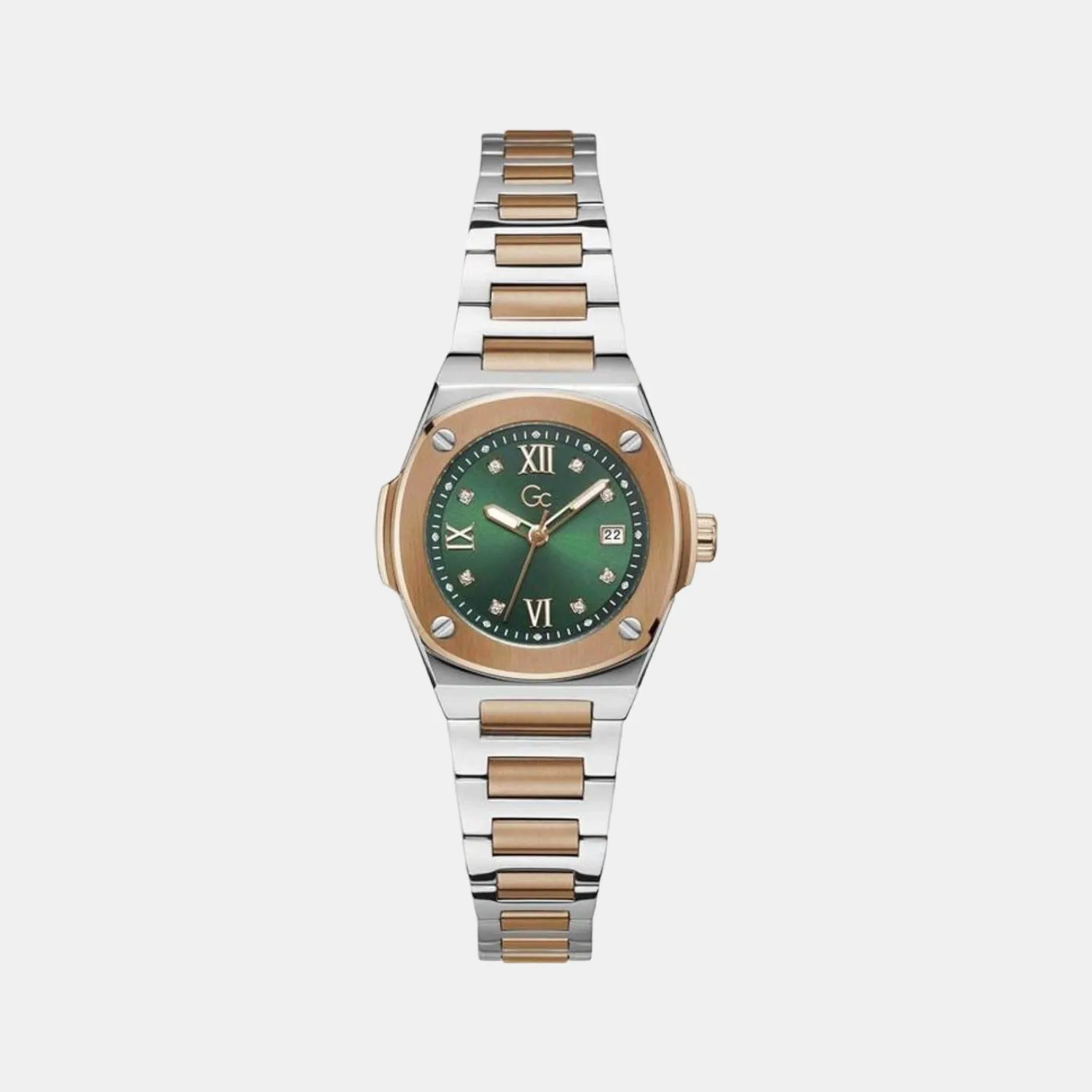 Women's Green Analog Stainless Steel Watch Z12001L9MF