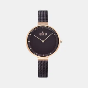 Women's Grey Analog Stainless Steel Watch V225LXVNMN