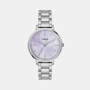 Women's Mother Of Pearl Analog Stainless Steel Watch TWEL15806
