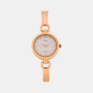 Women's Pink Analog Stainless Steel Watch TWEL11422