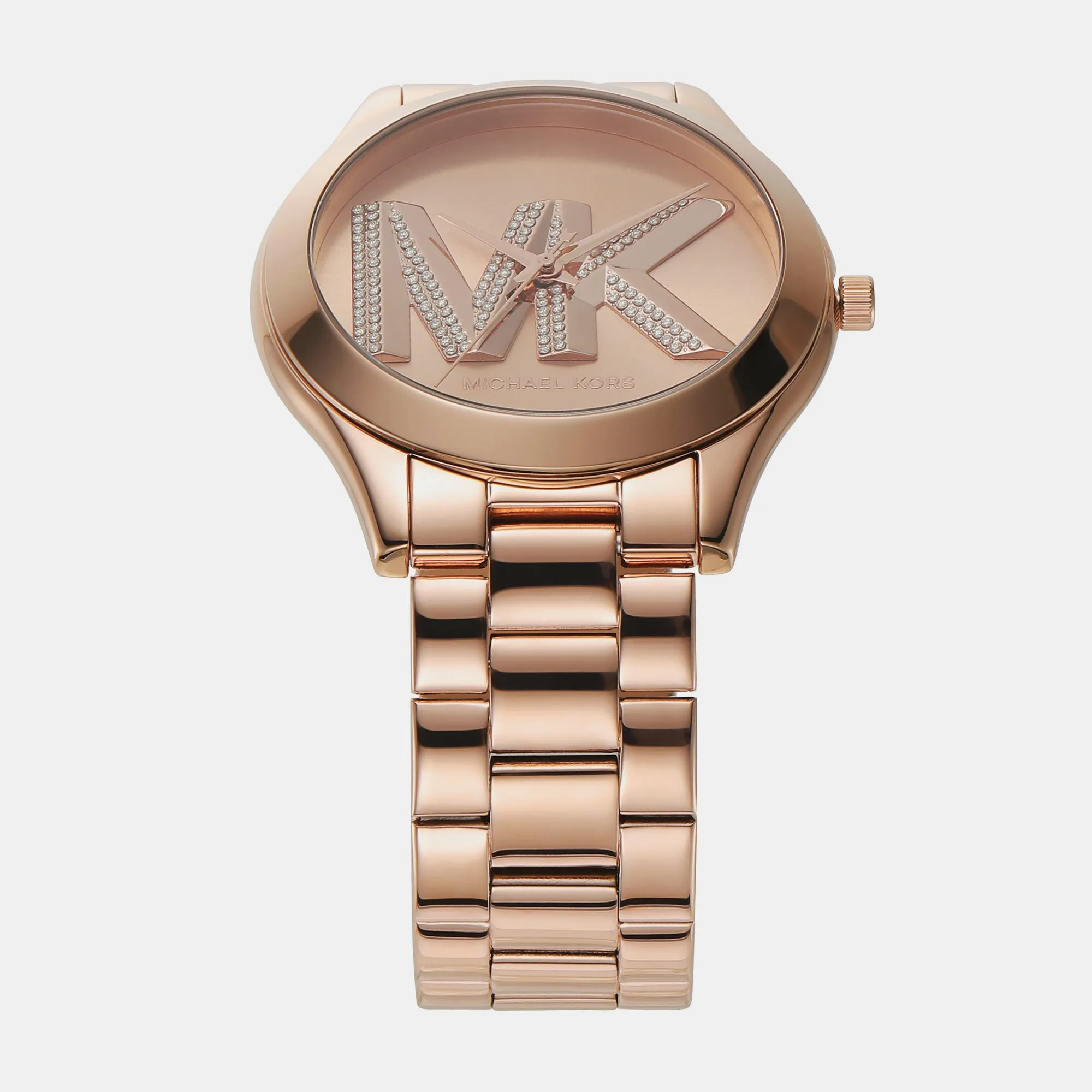 Women's Rose Gold Analog Stainless Steel Watch MK4733
