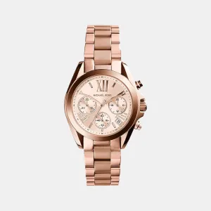 Women's Rose Gold Stainless Steel Chronograph Watch MK5799