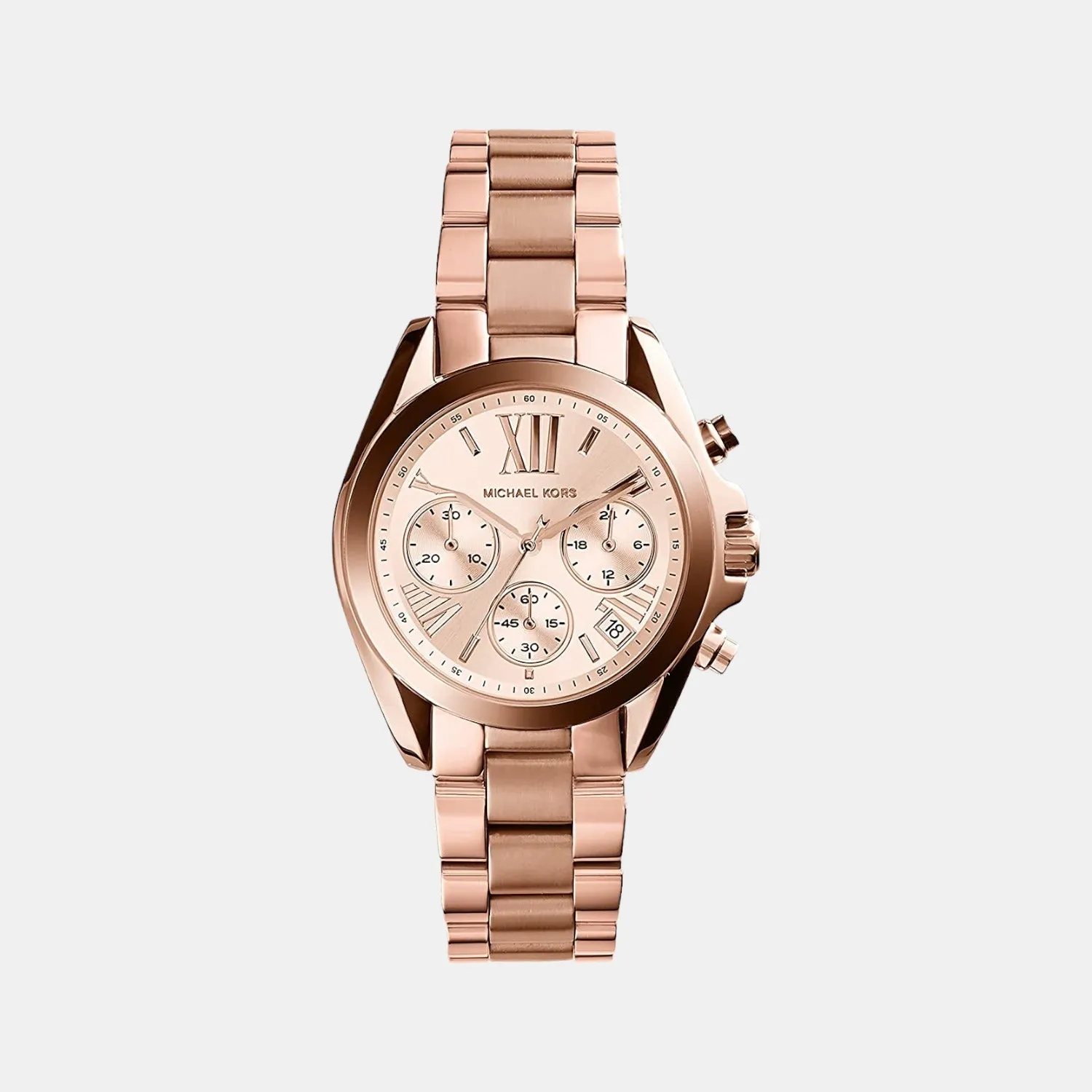 Women's Rose Gold Stainless Steel Chronograph Watch MK5799