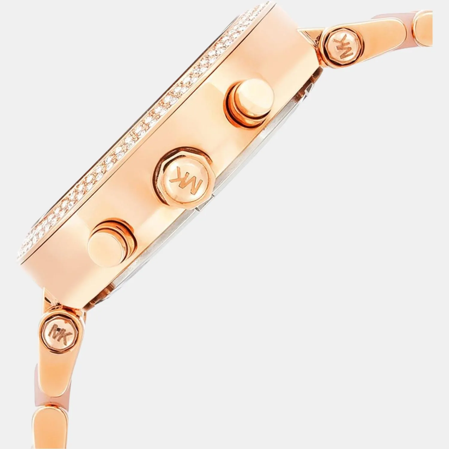 Women's Rose Gold Stainless Steel Chronograph Watch MK5896