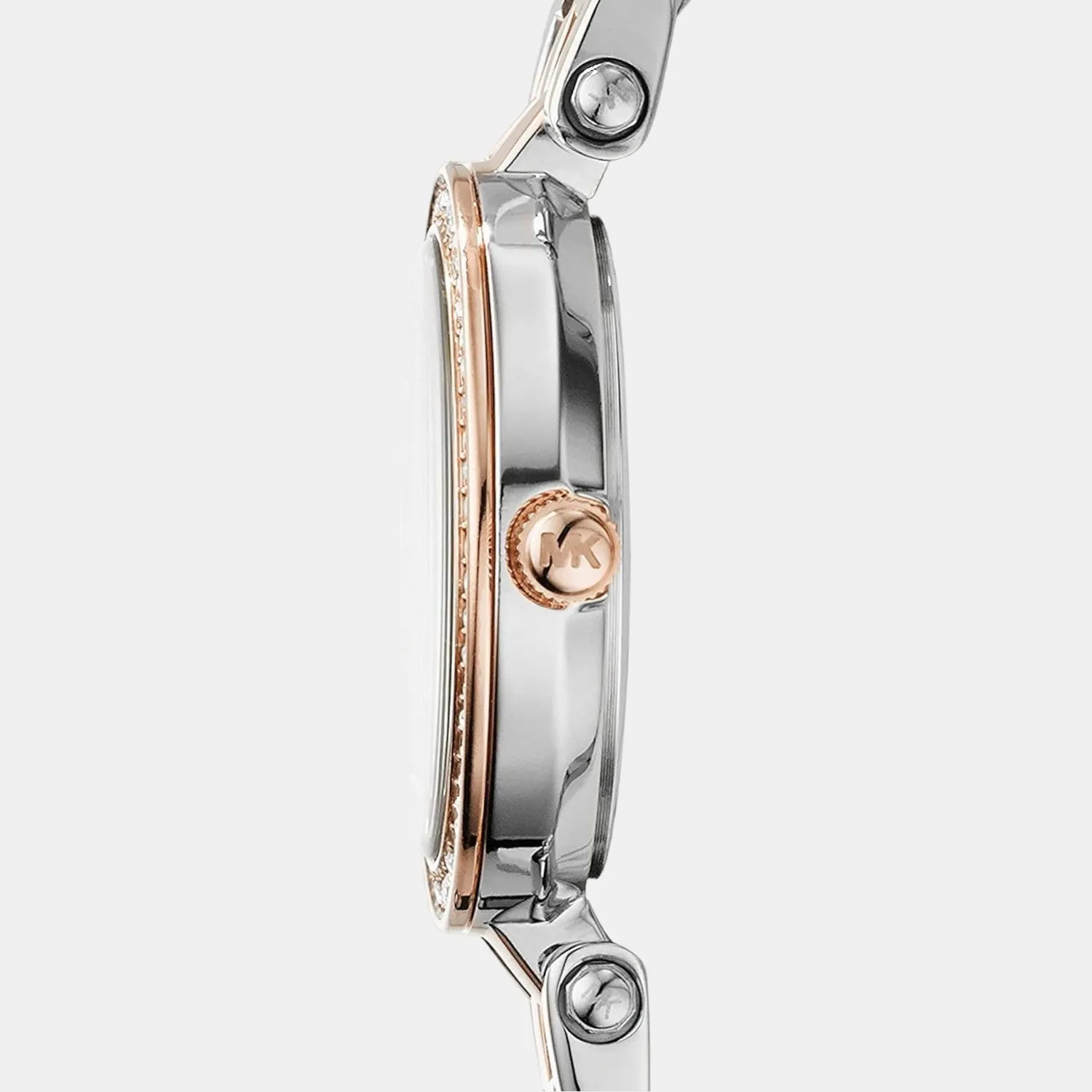 Women's Silver Analog Stainless Steel Watch MK3298