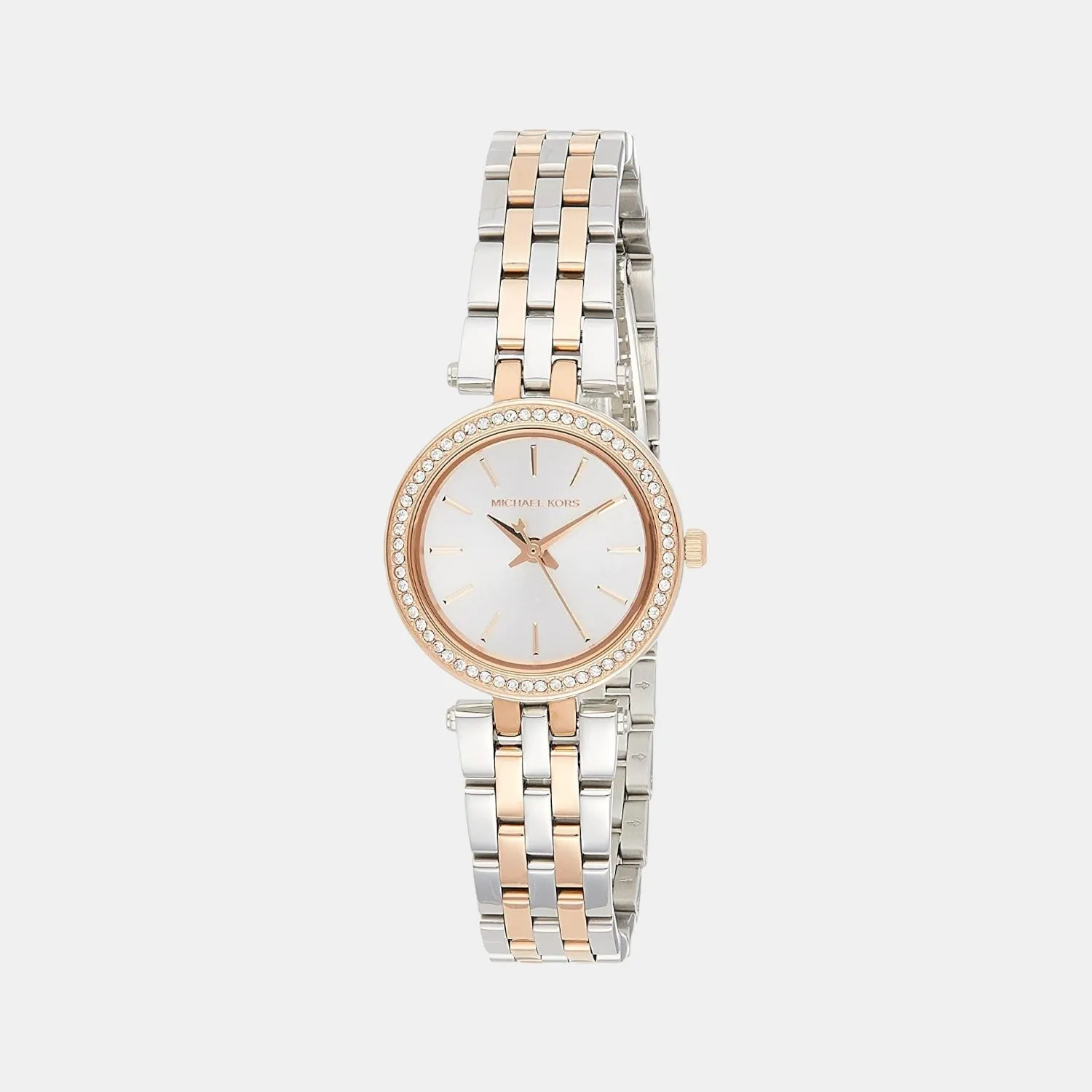 Women's Silver Analog Stainless Steel Watch MK3298