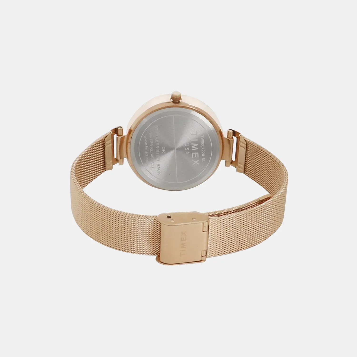 Women's Silver Analog Stainless Steel Watch TW000X220