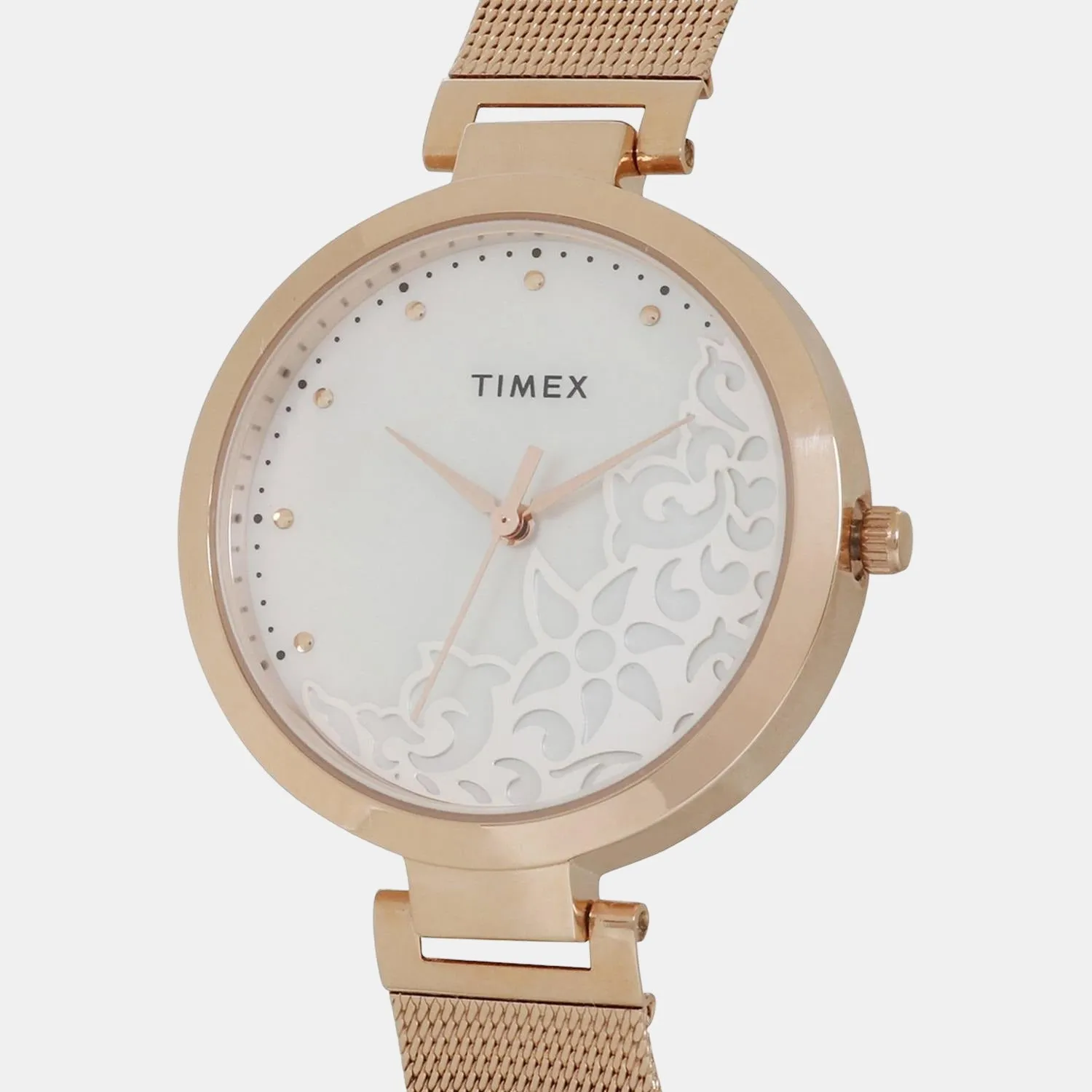 Women's Silver Analog Stainless Steel Watch TW000X220