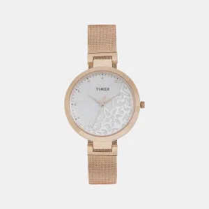 Women's Silver Analog Stainless Steel Watch TW000X220