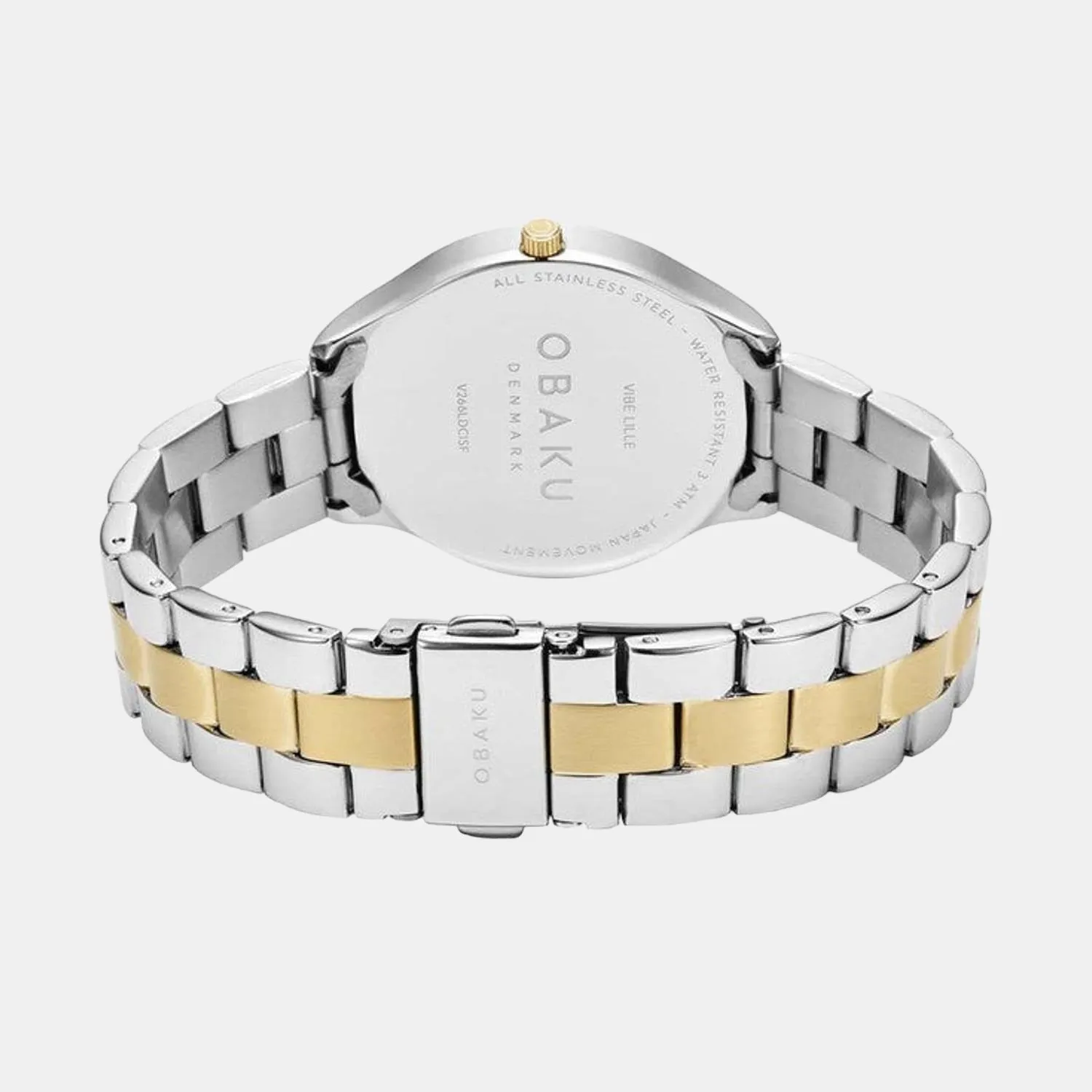 Women's Silver Analog Stainless Steel Watch V266LDCISF