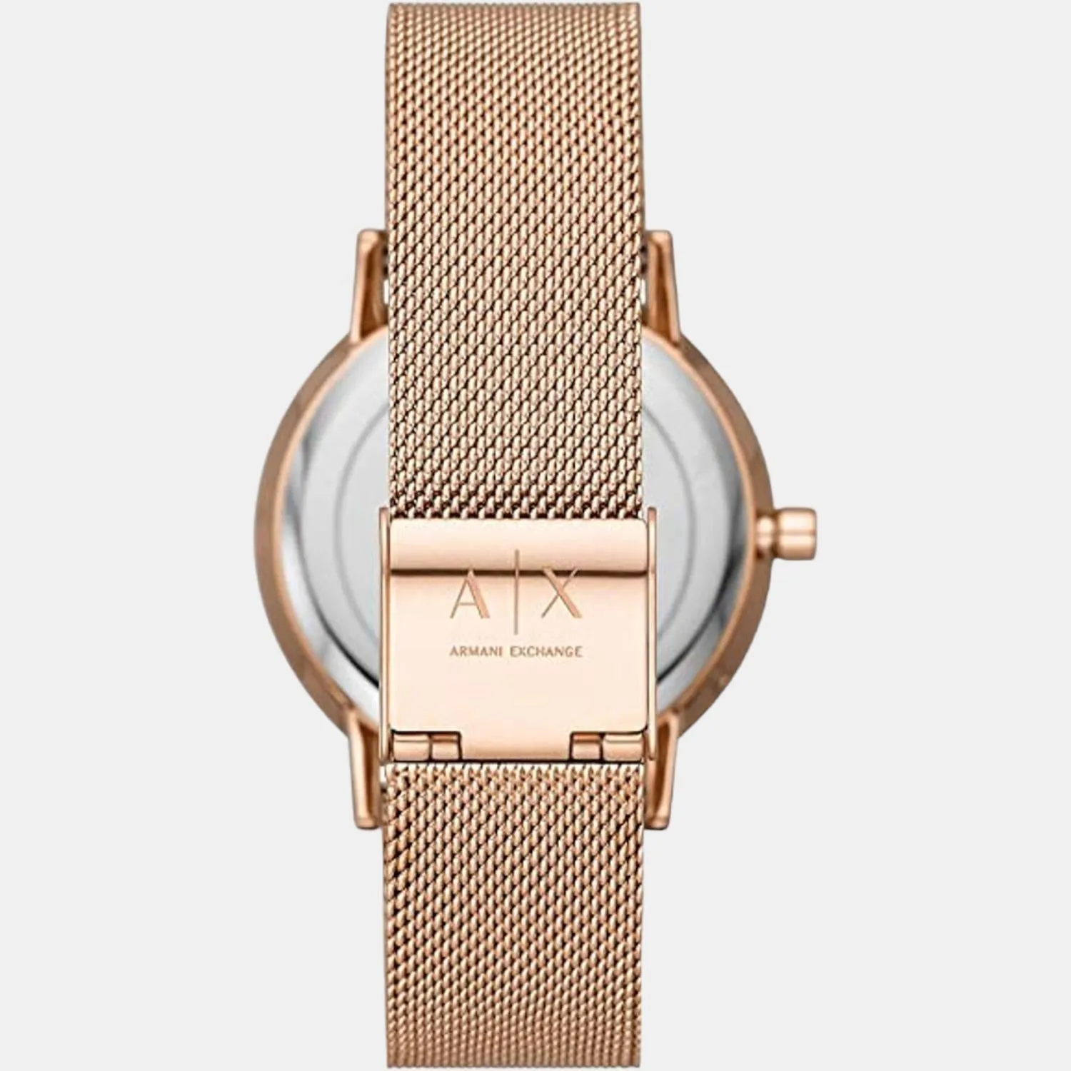 Women's Silver Dial Analog Stainless Steel Watch AX5573