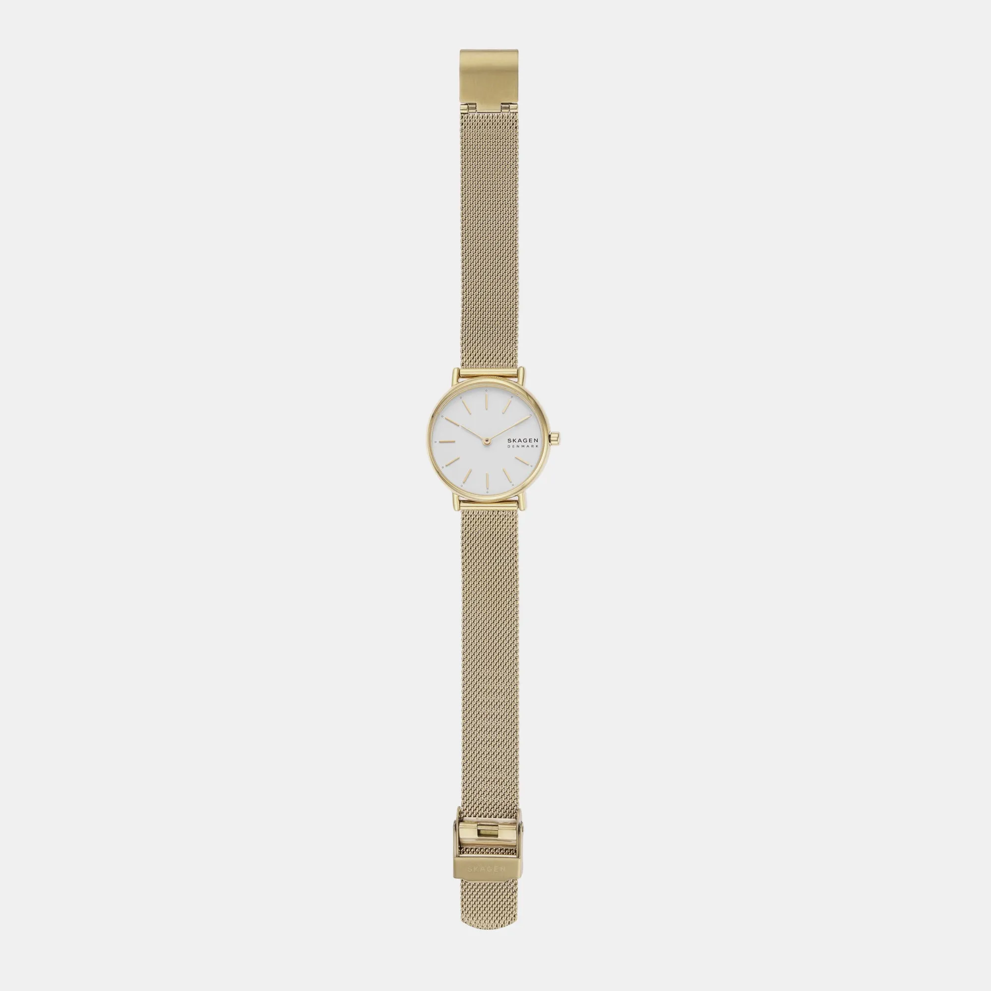 Women's White Analog Brass Watch SKW2693
