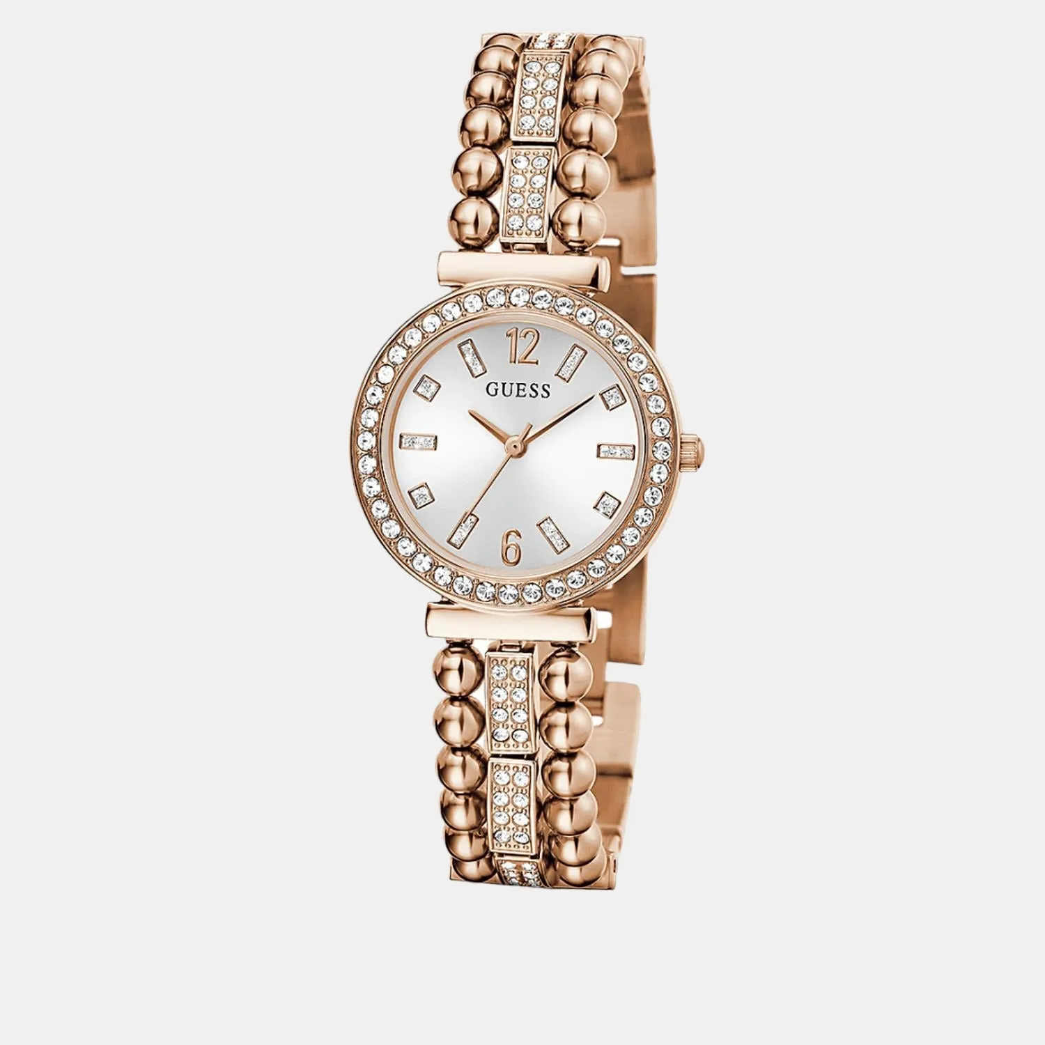 Women's White Analog Stainless Steel Watch GW0401L3