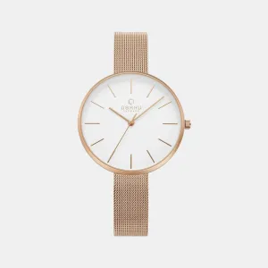 Women's White Analog Stainless Steel Watch V211LXVIMV