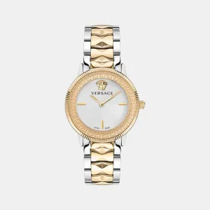 Women's White Analog Stainless Steel Watch VE2P00422