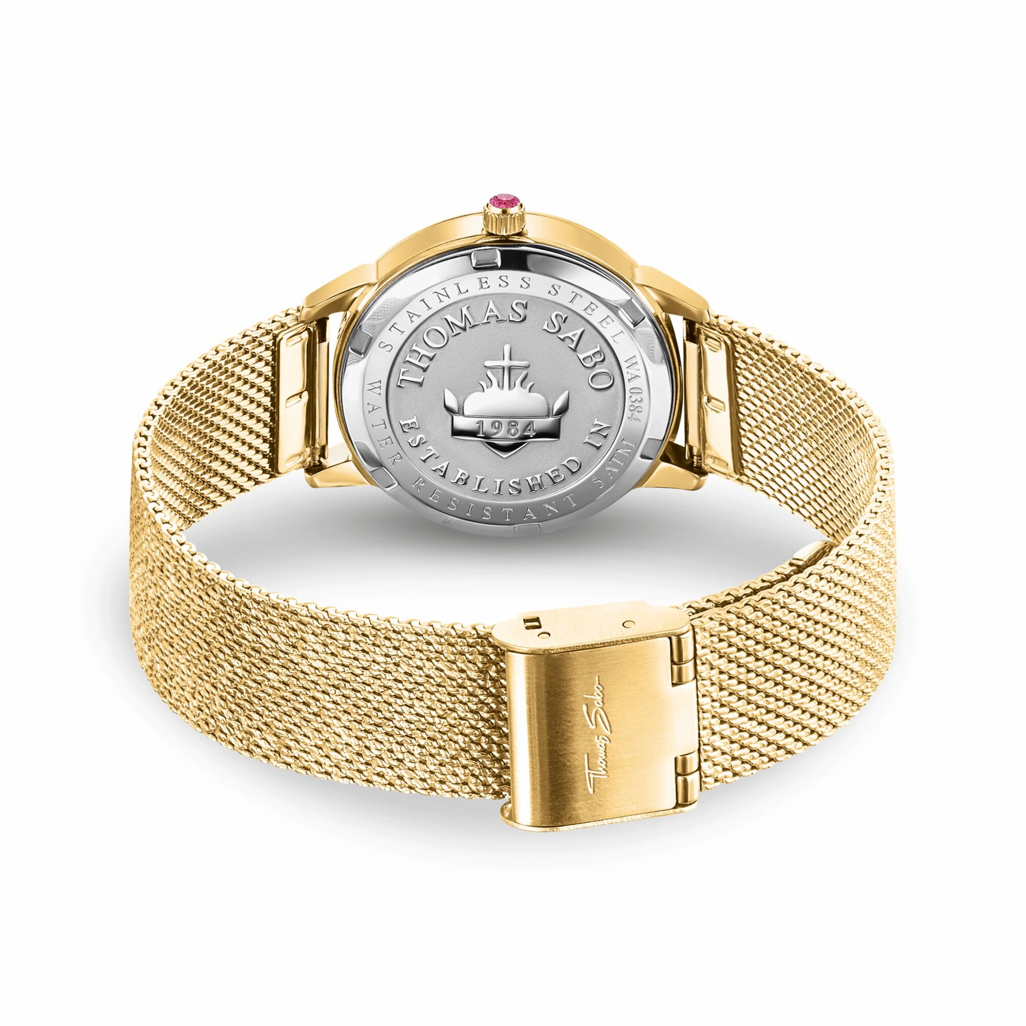 Womens watch snake in 3D optics gold