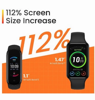 XIAOMI AMAZFIT BAND 7 FITNESS TRACKER WITH ALEXA BLACK
