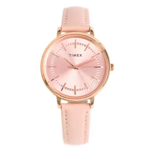 Zuri 3-Hand 34mm Leather Band